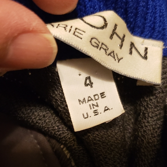 COPY - St.John By Marie Gray Knit Sweater Dress - Picture 3 of 7